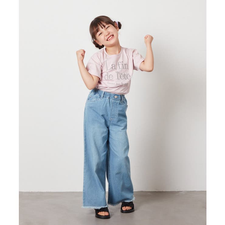 [140-150]【接触冷感】ロゴ刺繍ゆるTシャツ | a.v.v【KIDS】 | 詳細画像23 