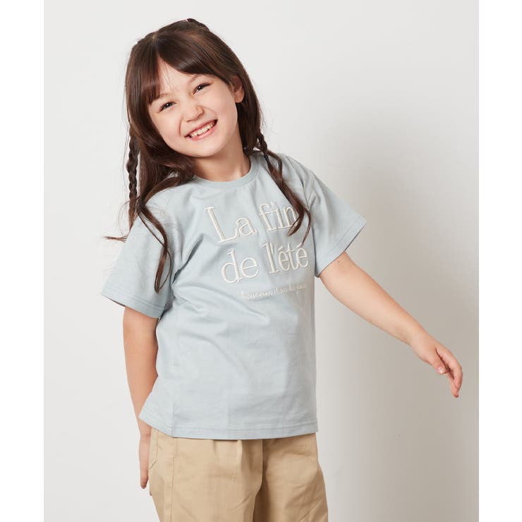 [140-150]【接触冷感】ロゴ刺繍ゆるTシャツ | a.v.v【KIDS】 | 詳細画像29 