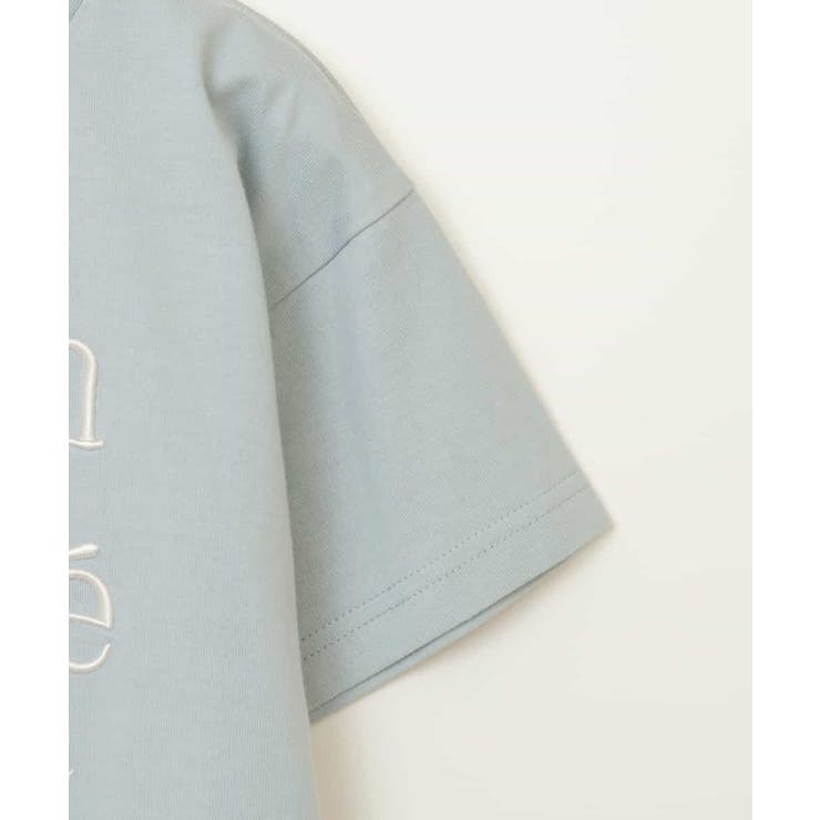 [140-150]【接触冷感】ロゴ刺繍ゆるTシャツ | a.v.v【KIDS】 | 詳細画像6 