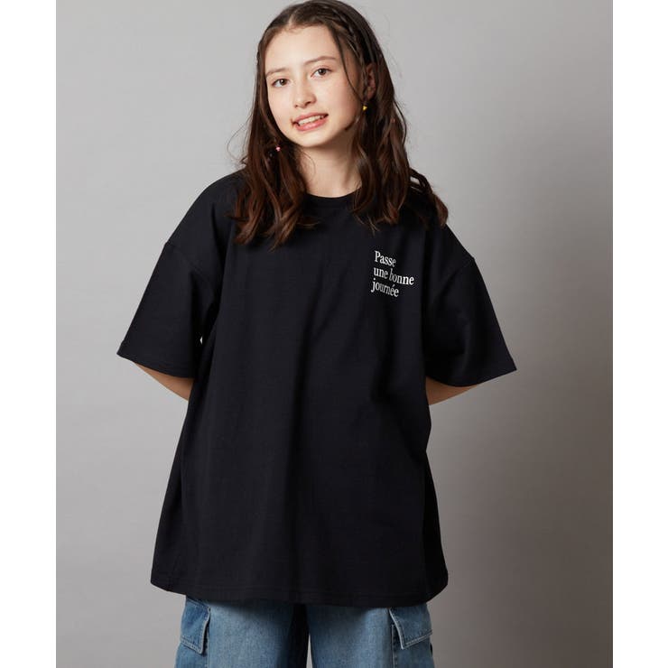 【ジュニア】[160]スプレーアート風オーバーＴシャツ | a.v.v【KIDS】 | 詳細画像10 