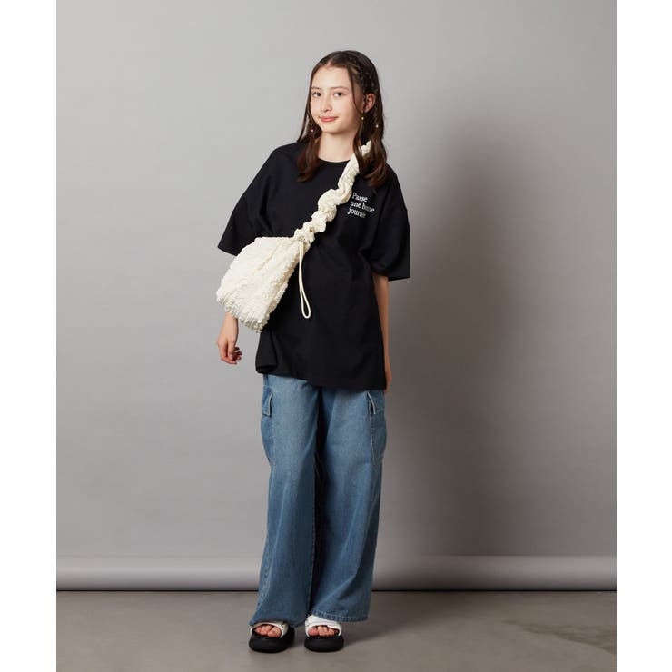 【ジュニア】[160]スプレーアート風オーバーＴシャツ | a.v.v【KIDS】 | 詳細画像20 