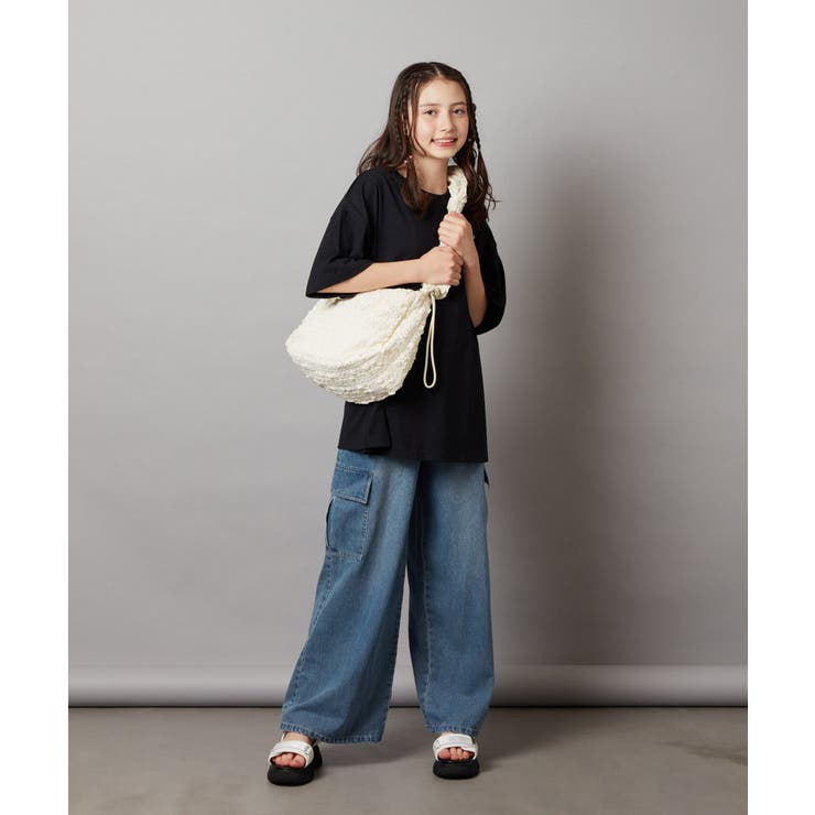 【ジュニア】[160]スプレーアート風オーバーＴシャツ | a.v.v【KIDS】 | 詳細画像21 