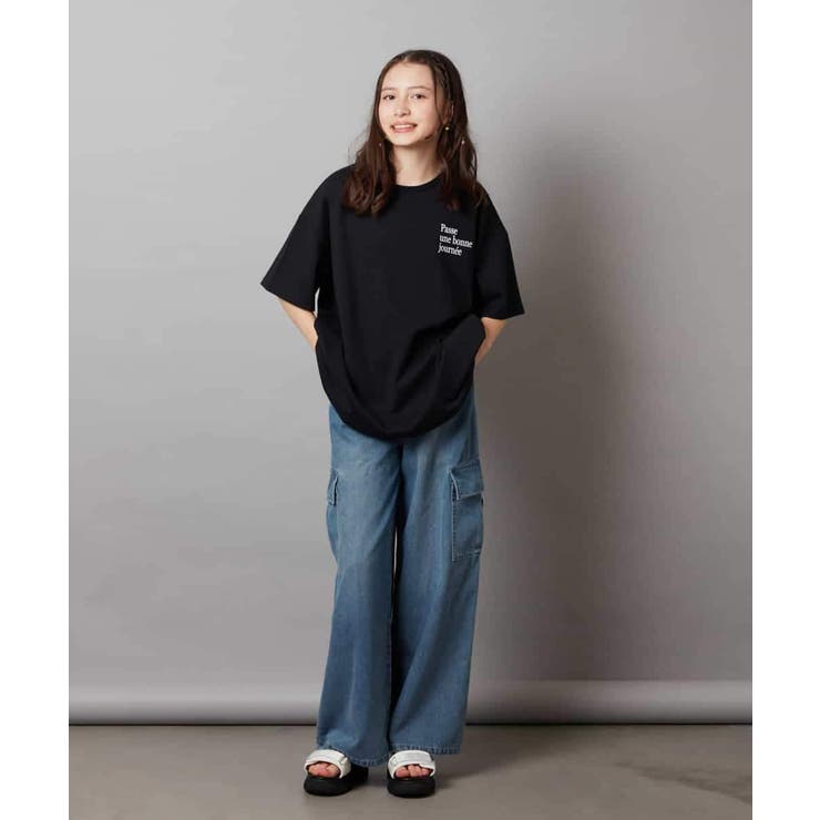 スプレーアート風オーバーＴシャツ | a.v.v【KIDS】 | 詳細画像26 