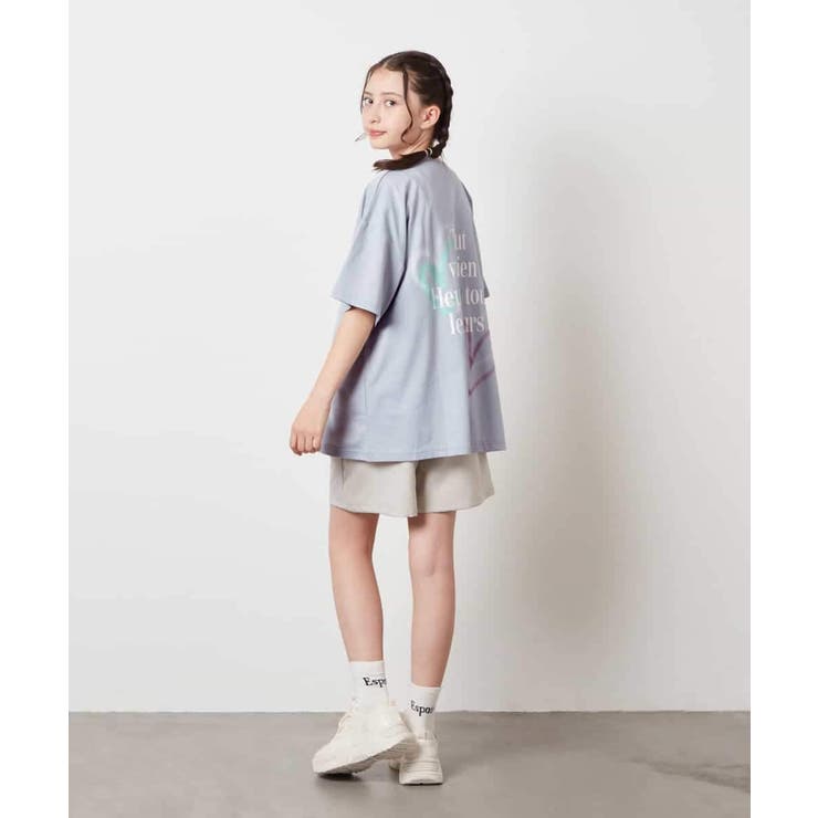 スプレーアート風オーバーＴシャツ | a.v.v【KIDS】 | 詳細画像9 
