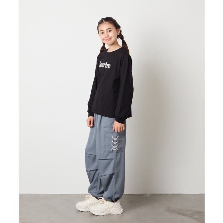 【毛玉になりにくい/安心の綿100％】[120-160]アソートロゴロンＴ | a.v.v【KIDS】 | 詳細画像43 