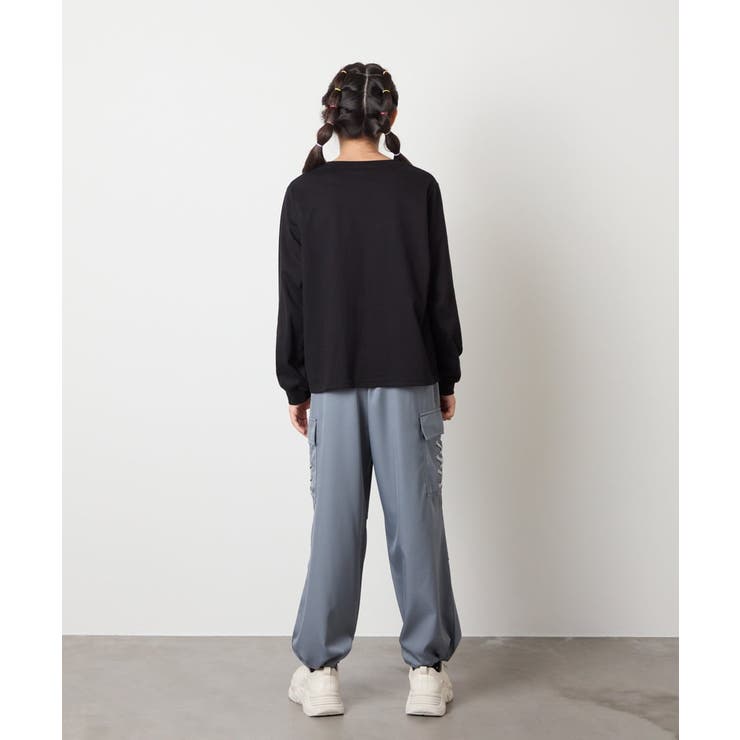 【毛玉になりにくい/安心の綿100％】[120-160]アソートロゴロンＴ | a.v.v【KIDS】 | 詳細画像44 