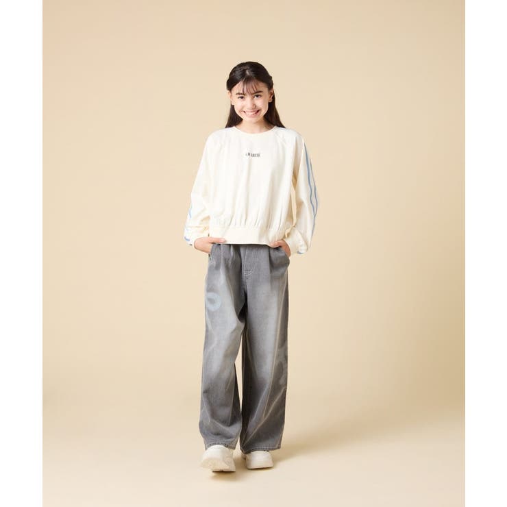 [130-160]配色ラインロンＴ | a.v.v【KIDS】 | 詳細画像11 