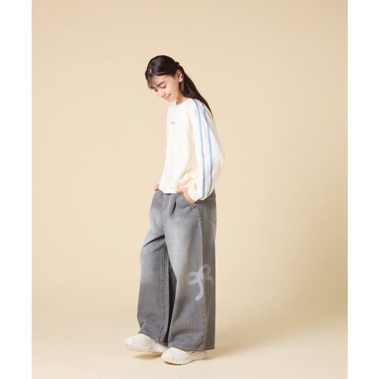 [130-160]配色ラインロンＴ | a.v.v【KIDS】 | 詳細画像12 