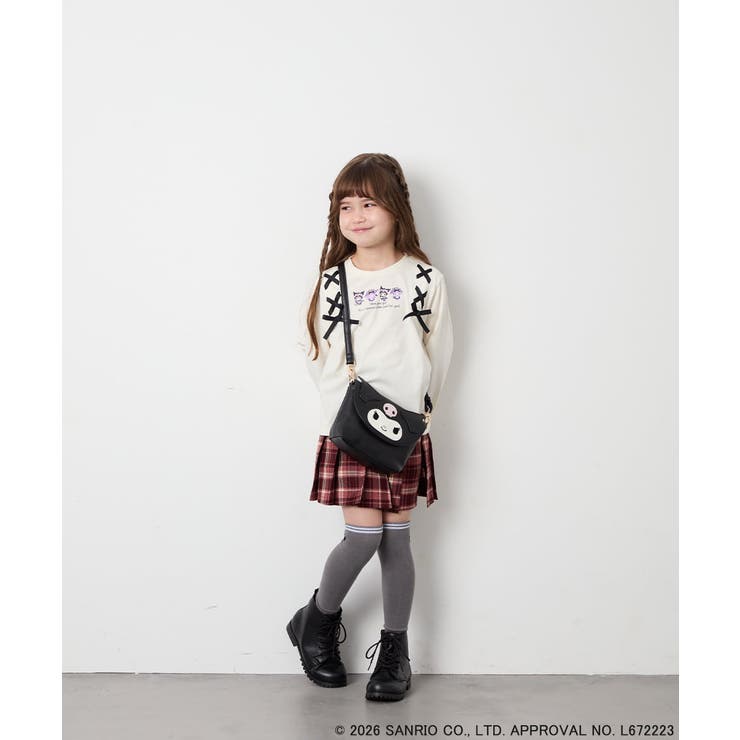 [110-150]【サンリオ/数量限定】クロミレースアップTシャツ | a.v.v【KIDS】 | 詳細画像9 