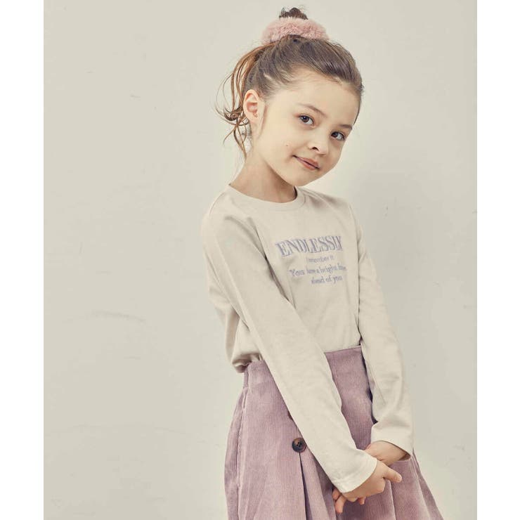 [100-130]ロゴアソート長袖Tシャツ[品番：ITKW0005999]｜a.v.v【KIDS】（アーヴェヴェ）のキッズファッション通販｜SHOPLIST（ショップリスト）