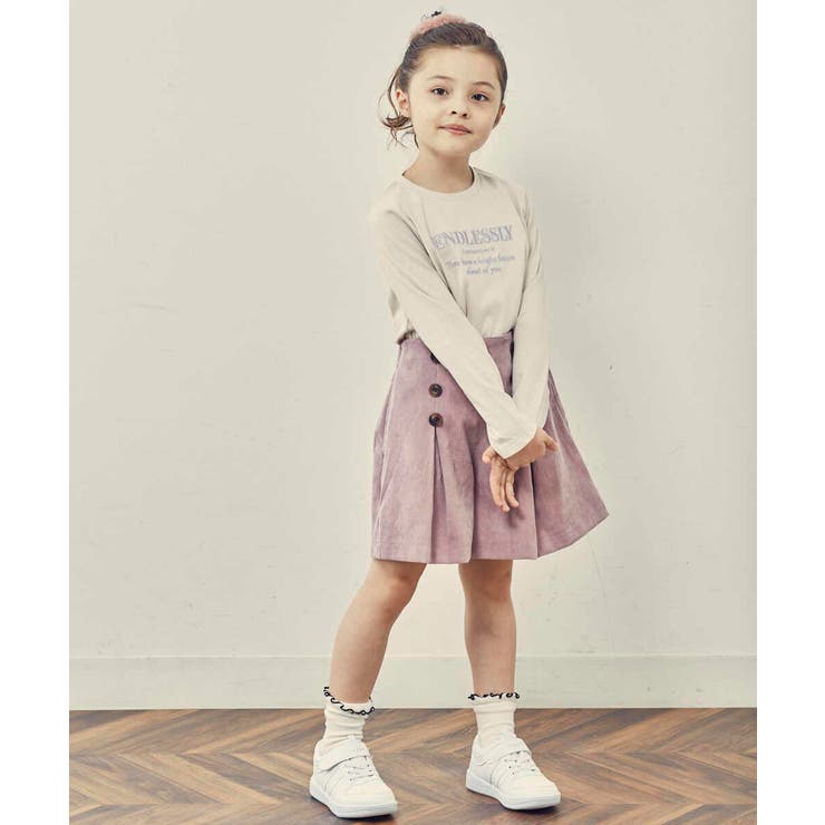 100-130]ロゴアソート長袖Tシャツ[品番：ITKW0005999]｜a.v.v【KIDS】（アーヴェヴェ ）のキッズファッション通販｜SHOPLIST（ショップリスト）