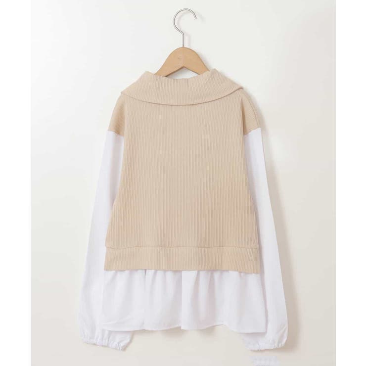 [140-150]ハーフジップ ドッキングトップス | a.v.v【KIDS】 | 詳細画像3 