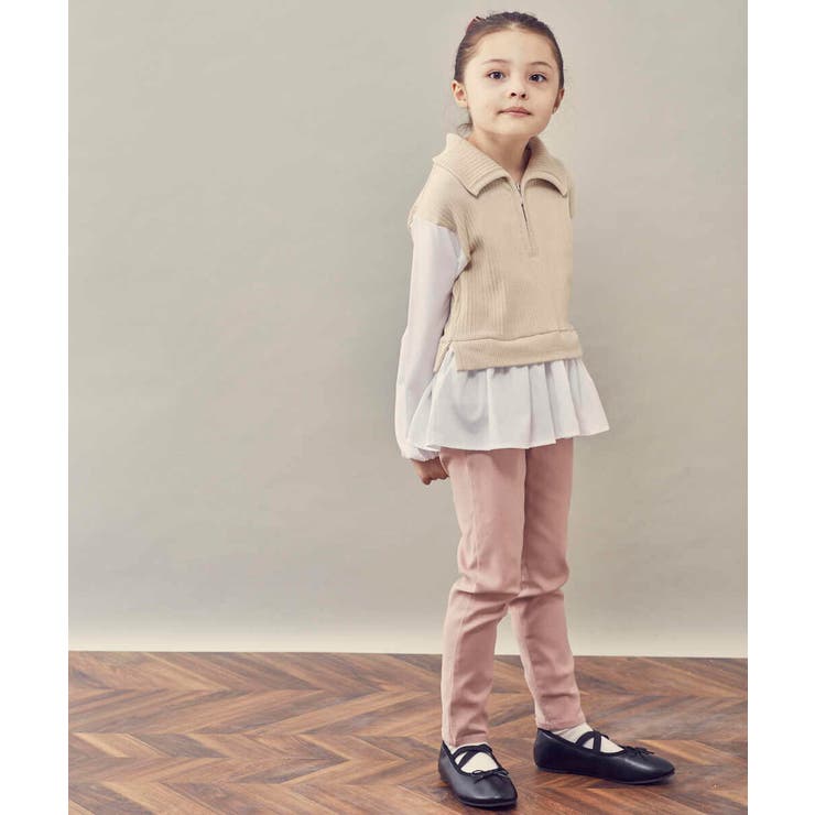 [140-150]ハーフジップ ドッキングトップス | a.v.v【KIDS】 | 詳細画像9 