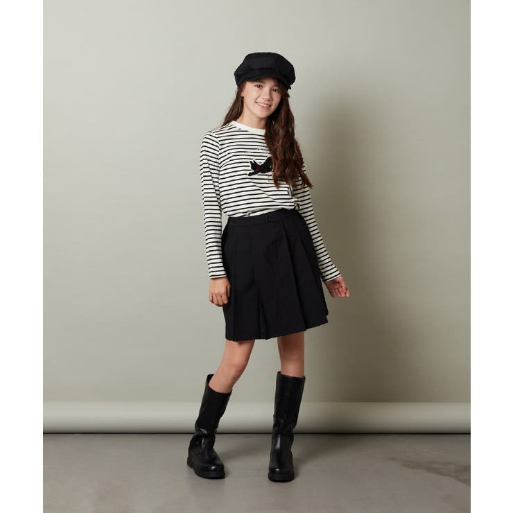 teddy スパンコール　ロンtee 100-130]アソートモチーフスパンコールロンT[品番：ITKW0013060