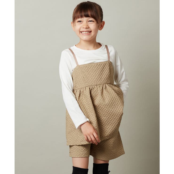 [100-130]【セットアップ対応】フクレキャミドッキングカットソー | a.v.v【KIDS】 | 詳細画像11 