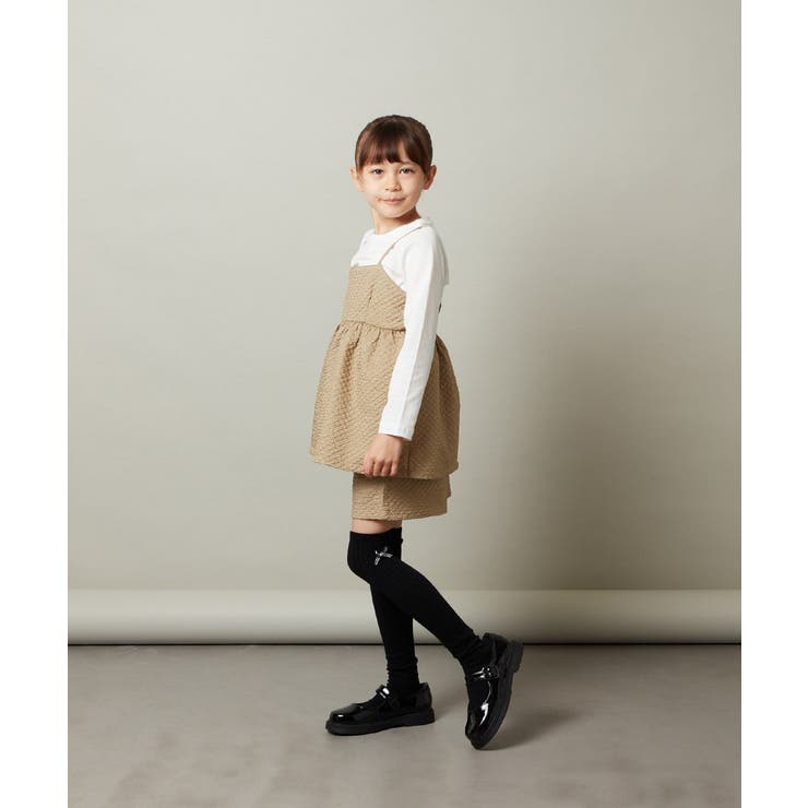 [100-130]【セットアップ対応】フクレキャミドッキングカットソー | a.v.v【KIDS】 | 詳細画像15 