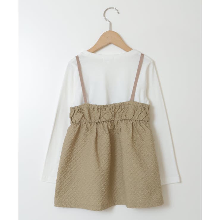 [100-130]【セットアップ対応】フクレキャミドッキングカットソー | a.v.v【KIDS】 | 詳細画像21 