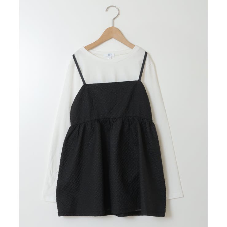 [100-130]【セットアップ対応】フクレキャミドッキングカットソー | a.v.v【KIDS】 | 詳細画像25 