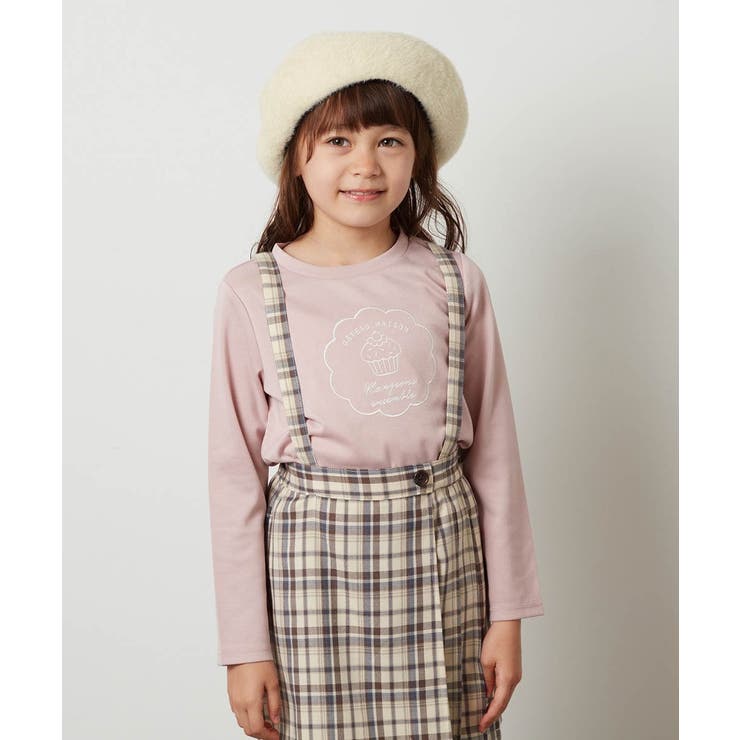 [100-130]カップケーキ刺繍ロンＴ | a.v.v【KIDS】 | 詳細画像18 