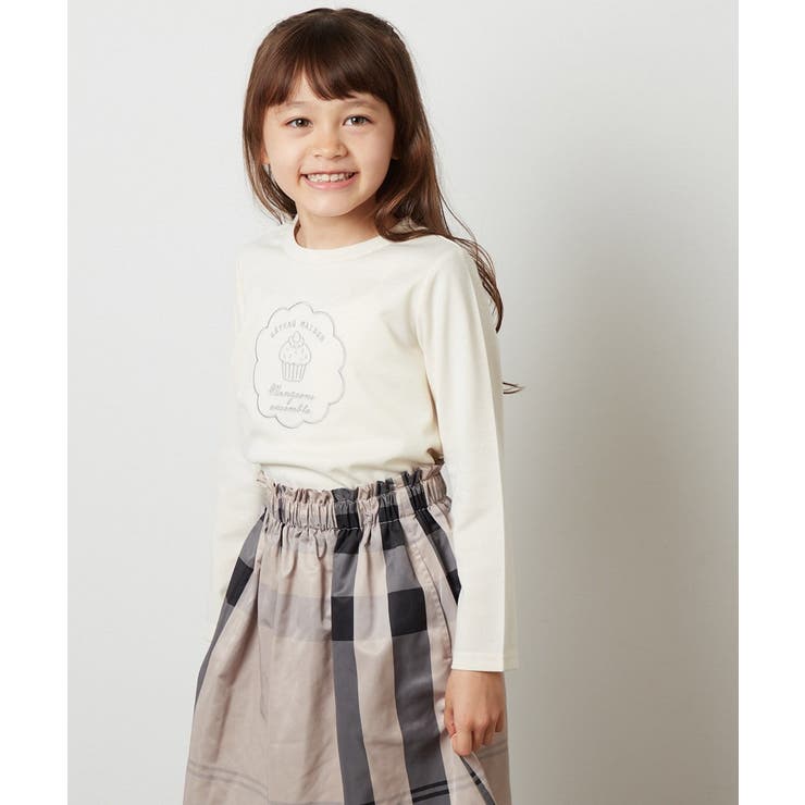 [100-130]カップケーキ刺繍ロンＴ | a.v.v【KIDS】 | 詳細画像5 