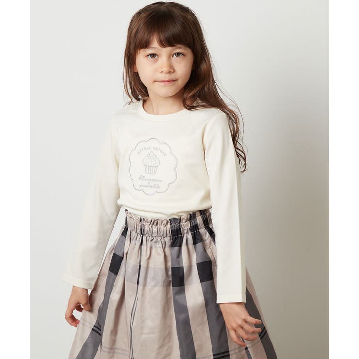 [100-130]カップケーキ刺繍ロンＴ | a.v.v【KIDS】 | 詳細画像7 