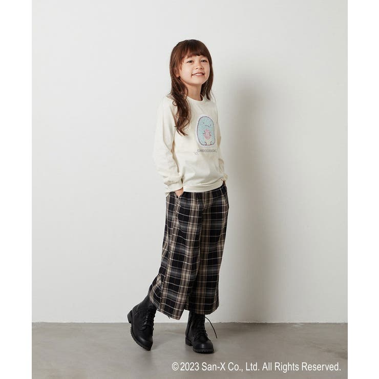 100-140]【すみっコぐらし】リバーシブルスパンコール長袖T