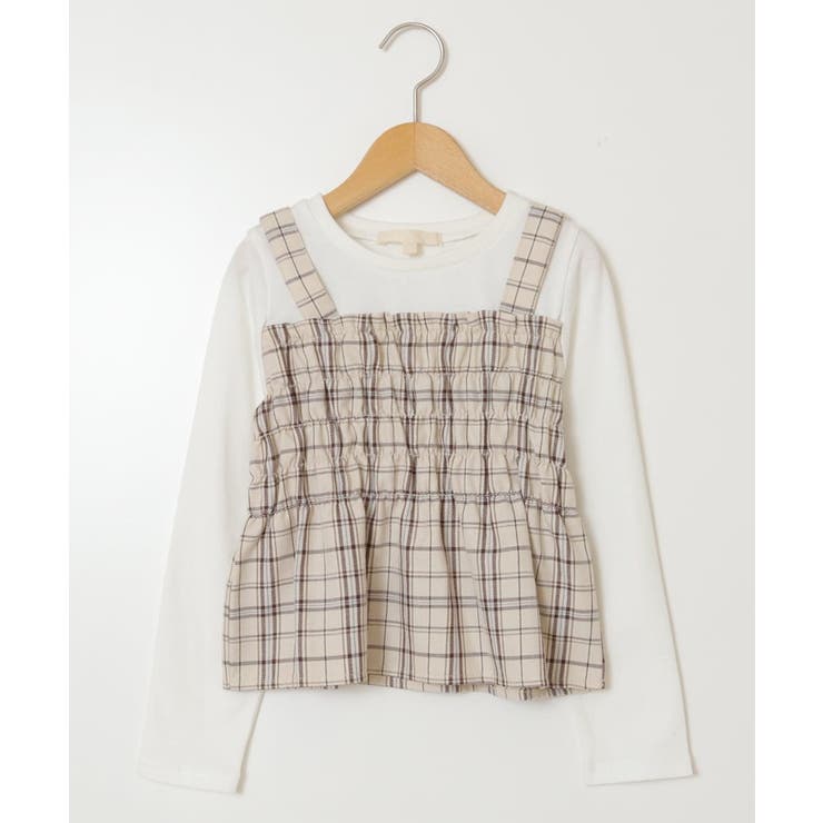 [100-130]シャーリングビスチェドッキングトップス | a.v.v【KIDS】 | 詳細画像18 