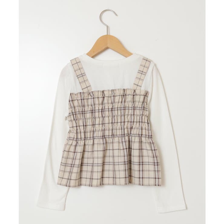 [100-130]シャーリングビスチェドッキングトップス | a.v.v【KIDS】 | 詳細画像19 