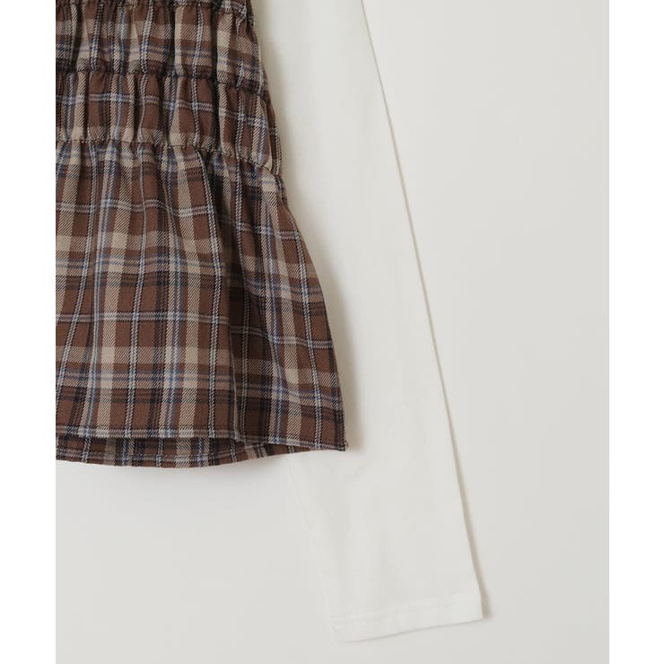 [100-130]シャーリングビスチェドッキングトップス | a.v.v【KIDS】 | 詳細画像27 