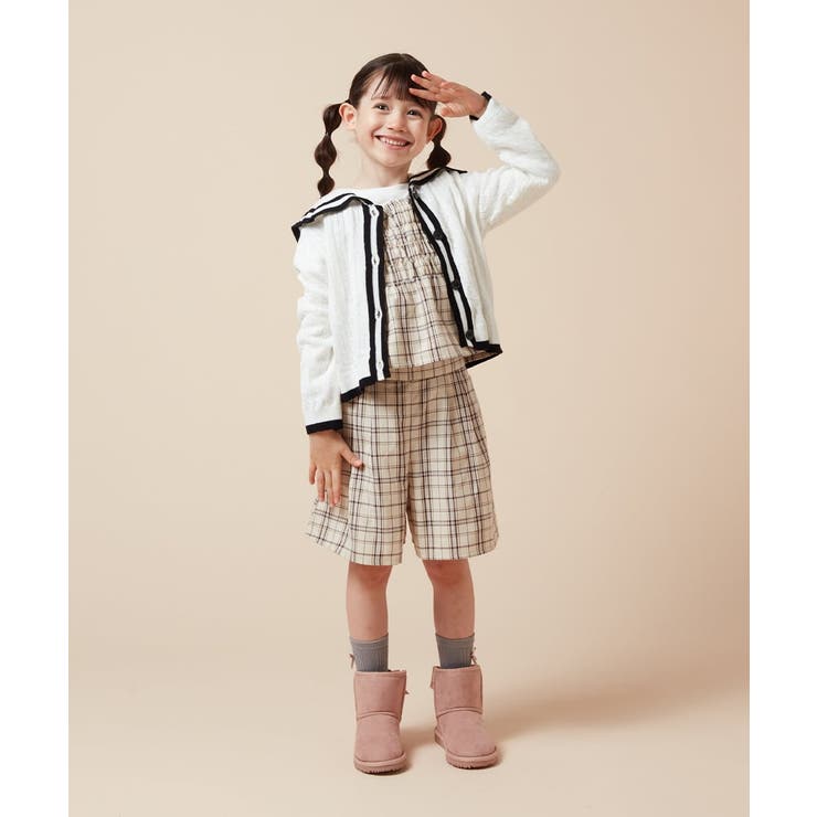 [100-130]シャーリングビスチェドッキングトップス | a.v.v【KIDS】 | 詳細画像8 