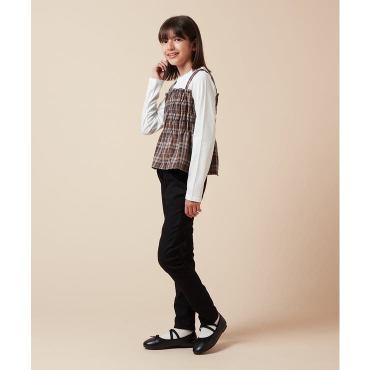 [100-160]シャーリングビスチェドッキングトップス | a.v.v【KIDS】 | 詳細画像21 