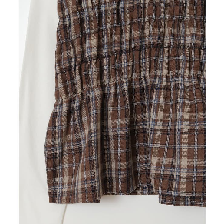 [100-160]シャーリングビスチェドッキングトップス | a.v.v【KIDS】 | 詳細画像26 