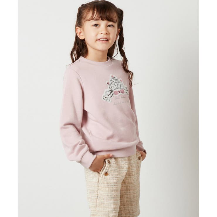 [100-130]スパンコールモチーフトレーナー | a.v.v【KIDS】 | 詳細画像12 