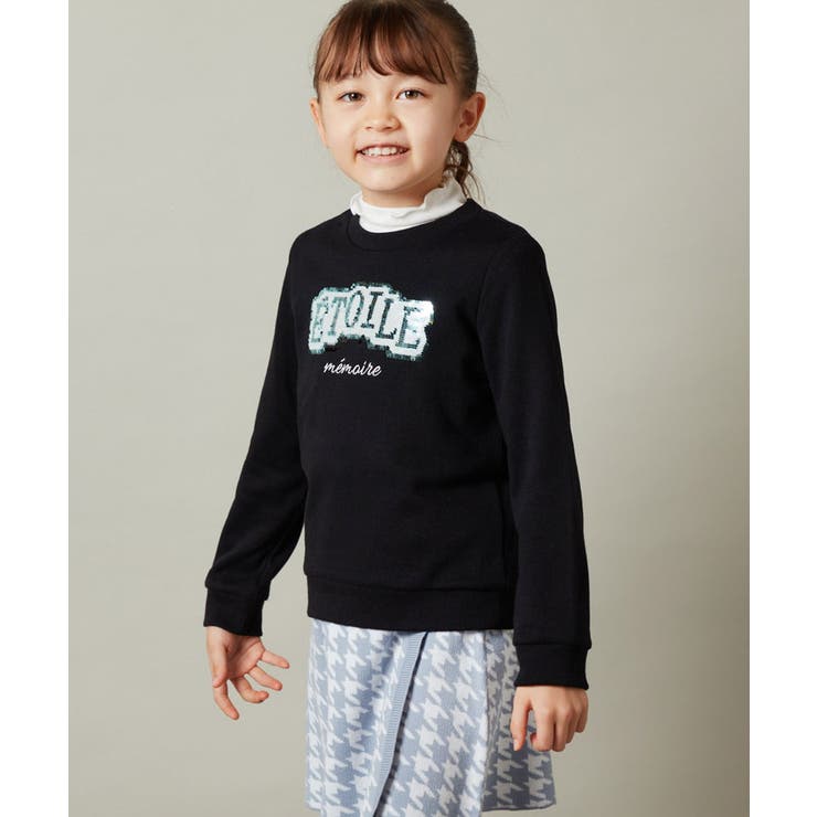 [100-130]スパンコールモチーフトレーナー | a.v.v【KIDS】 | 詳細画像2 