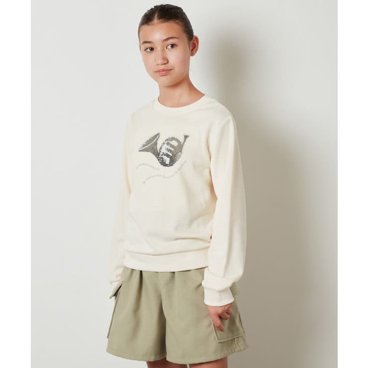 [100-130]スパンコールモチーフトレーナー | a.v.v【KIDS】 | 詳細画像21 