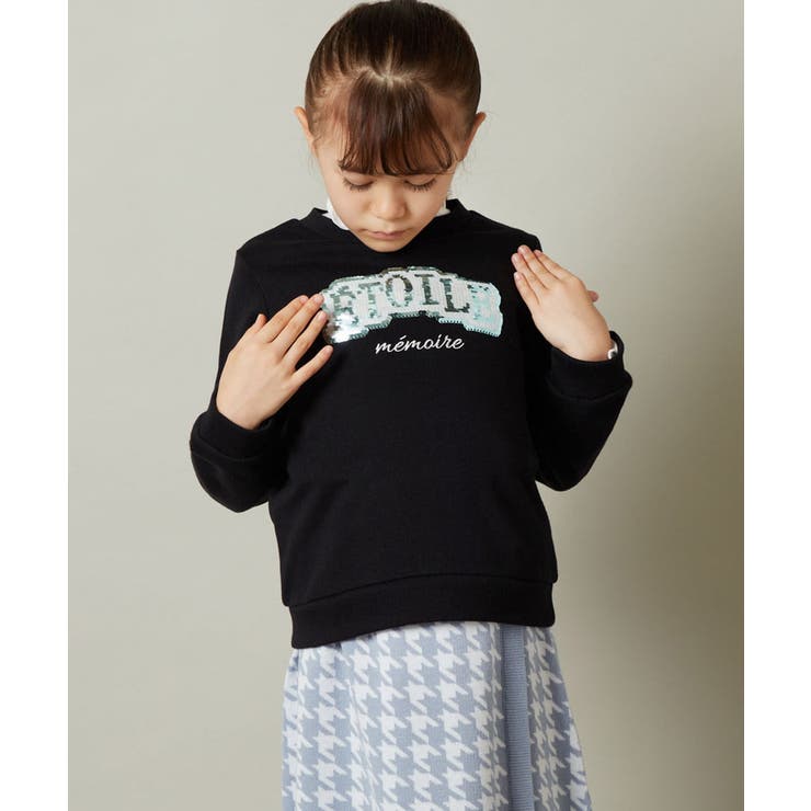 [100-130]スパンコールモチーフトレーナー | a.v.v【KIDS】 | 詳細画像3 