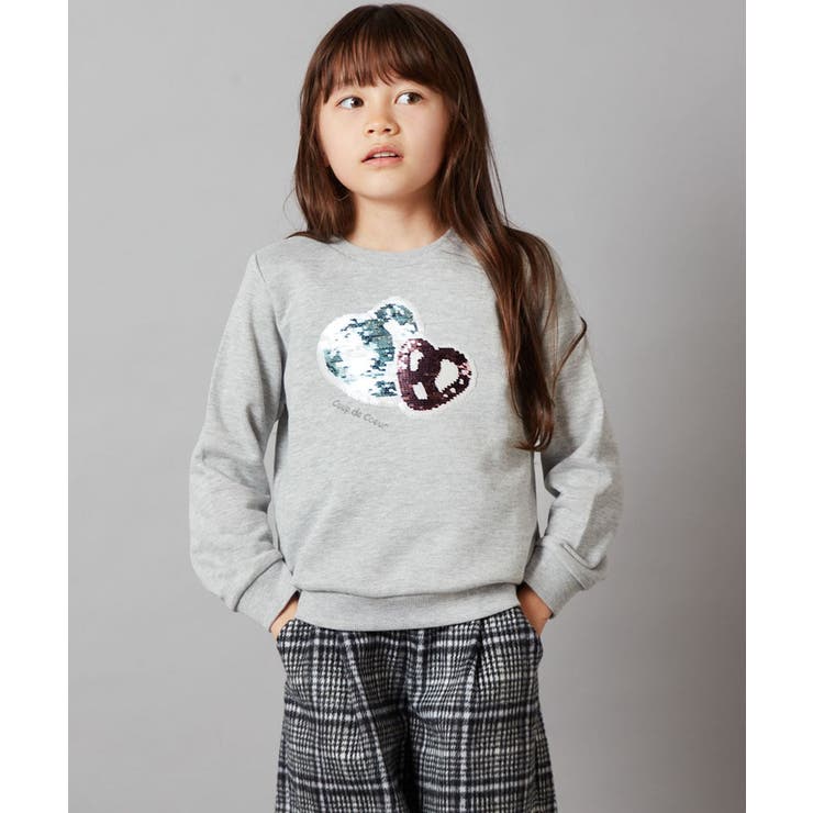 [100-130]スパンコールモチーフトレーナー | a.v.v【KIDS】 | 詳細画像32 