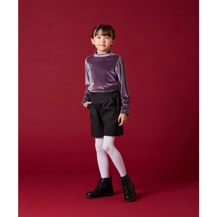 [100-130]ベロアハイネックトップス | a.v.v【KIDS】 | 詳細画像19 