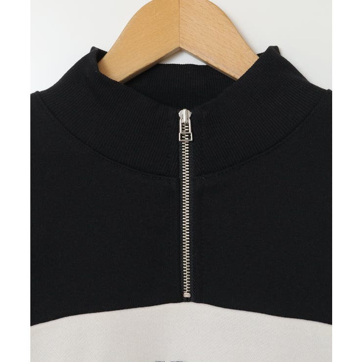 [130]ハーフジップ配色ロゴスウェット | a.v.v【KIDS】 | 詳細画像21 