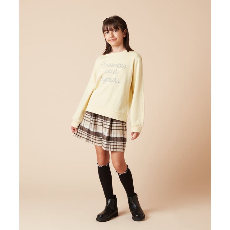 [100-130]ロゴプリントトレーナー | a.v.v【KIDS】 | 詳細画像19 