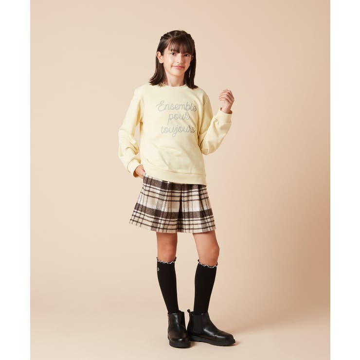 [100-130]ロゴプリントトレーナー | a.v.v【KIDS】 | 詳細画像22 