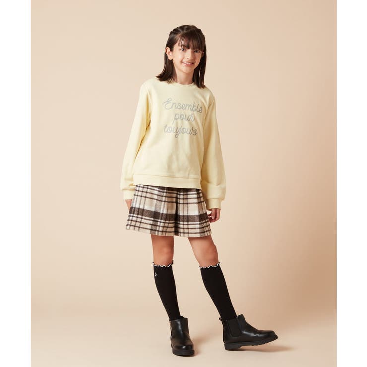 [100-130]ロゴプリントトレーナー | a.v.v【KIDS】 | 詳細画像23 