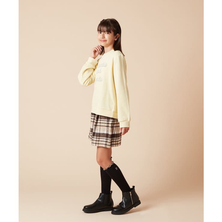 [100-130]ロゴプリントトレーナー | a.v.v【KIDS】 | 詳細画像24 