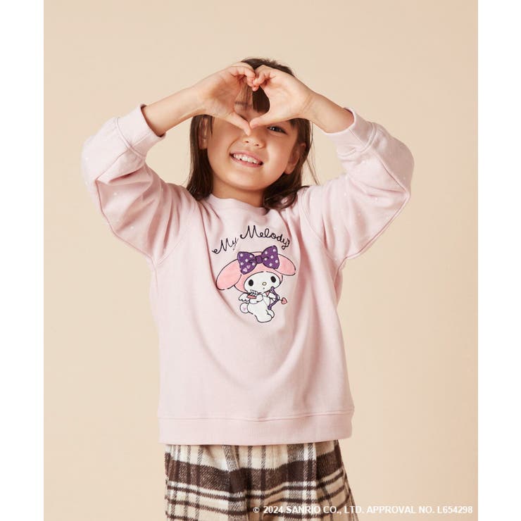 【数量限定】[100-140]［マイメロディ］エンジェルトレーナー | a.v.v【KIDS】 | 詳細画像4 