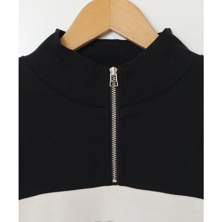 [140-150]ハーフジップ配色ロゴスウェット | a.v.v【KIDS】 | 詳細画像21 