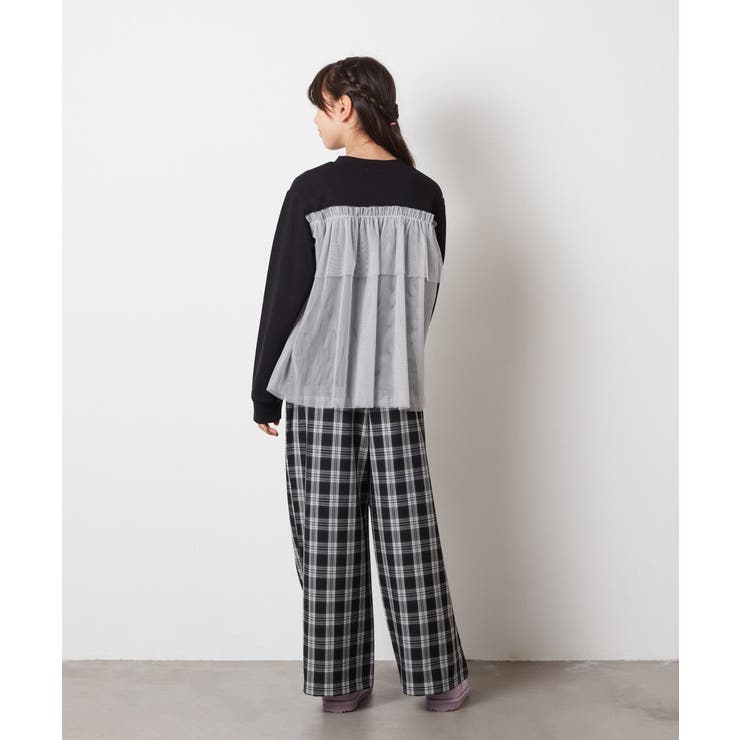 [140-150]チュールドッキングスウェット | a.v.v【KIDS】 | 詳細画像20 