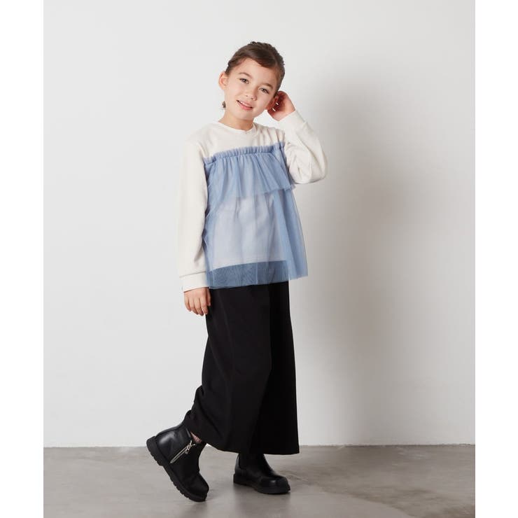 [140-150]チュールドッキングスウェット | a.v.v【KIDS】 | 詳細画像6 