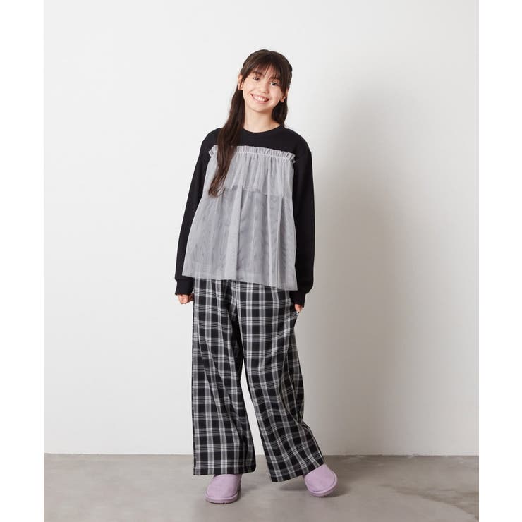 [160]チュールドッキングスウェット | a.v.v【KIDS】 | 詳細画像13 