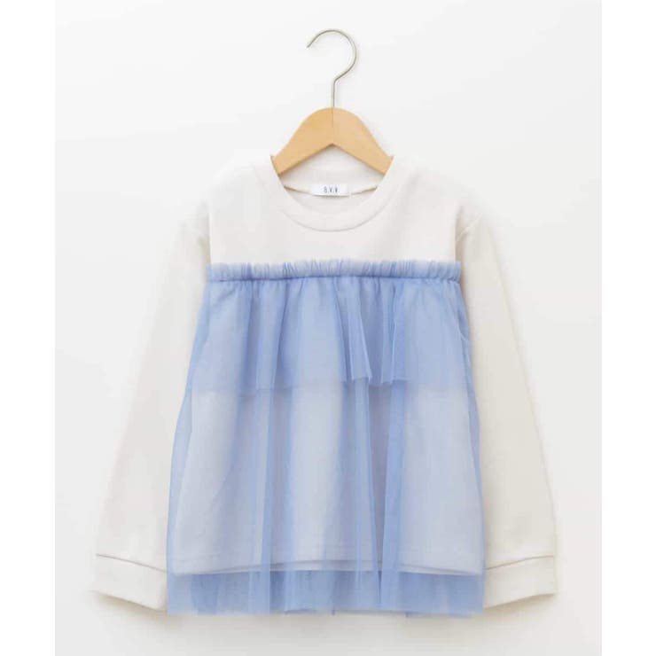[160]チュールドッキングスウェット | a.v.v【KIDS】 | 詳細画像2 