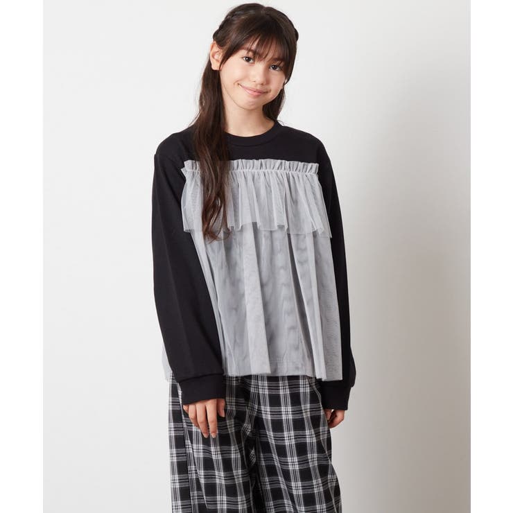 [160]チュールドッキングスウェット | a.v.v【KIDS】 | 詳細画像9 
